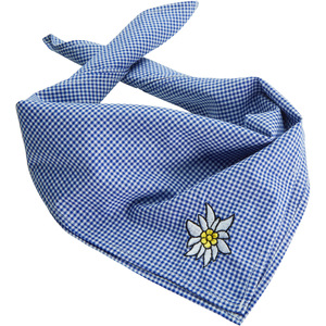 Edelweiss Oktoberfest Handkerchief - Blue/White by tectake