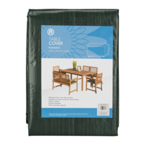 Patio Table Cover - Green by Outdoor Essentials