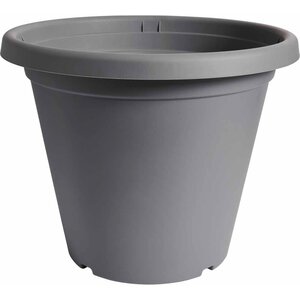 Clever Pots Round Plant Pot - Charcoal / 40.3cm by Clever Pots