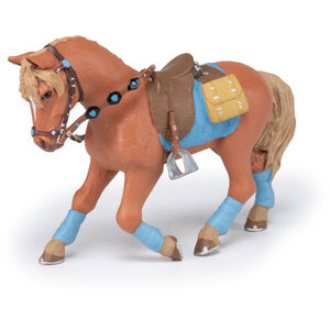 PAPO Horse and Ponies Young Rider's Horse Toy Figure - Black by PAPO
