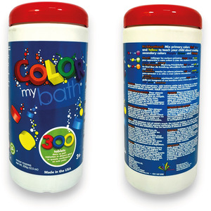 Colour My Bath - 300 Water Colour Changing Bath Tablets - Blue by Color my Bath