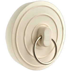 Plastic Bath Plug White - White