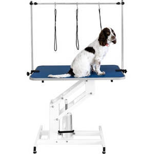 Hydraulic Pet Dog Grooming Tables Height Adjustable by Monster Shop