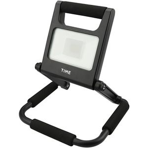 TIME LED 10w Rechargeable Folding Flood Light - Black by TIMELED