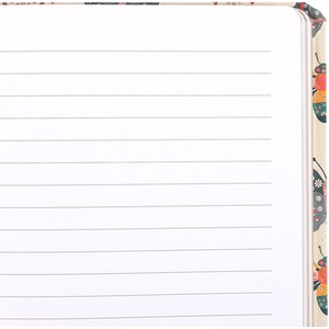 Floral Insect Print Notebook, Journal - A5 by Kingsbury Gifts