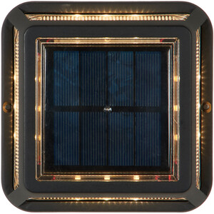 Solar Fence Light - Black