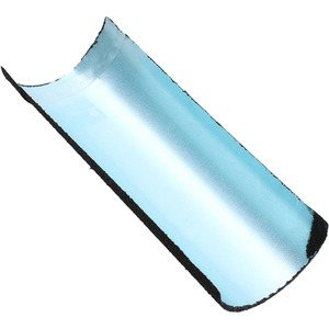 Set of 10 Half Round Asphalt Shingle Coated Metal Roofing by Livingandhome