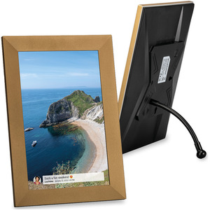Gallery10 WiFi Digital Photo Frame 10 Inch - Gold by Grouptronics