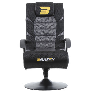 BraZen Pride 2.1 Bluetooth Surround Sound Gaming Chair - Grey by BraZen