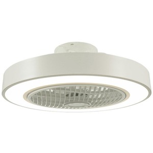 5 Blades LED Ceiling Fan Light with Remote Control - White by Jack Stonehouse