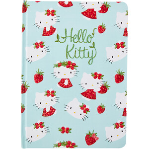 Strawberry Hello Kitty Blue Notebook A5 - Blue