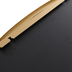 Oval Iron Frame Explosion-Proof Wall Mirror by Livingandhome