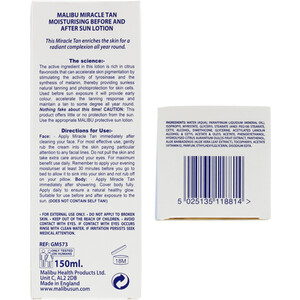 Malibu Miracle Tan Moisturising Before and After Sun Lotion - White by Malibu