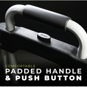 Folding Hand Truck 80kg Max Load - Black / Silver by WMR