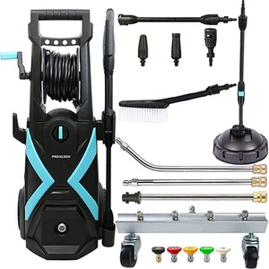 Pro-Kleen Pressure Washer Jet Cleaner with Patio Cleaner And Chassis Cleaner - Black by Pro-Kleen