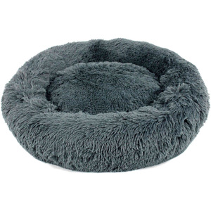 Fluffy Dog Bed in Dark Grey - Dark Grey / M by Actiaspet