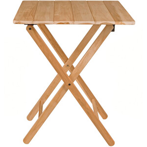 Tramontina Folding Patio Bistro Set - Natural / 1 x Table; 2 x Chairs by Tramontina