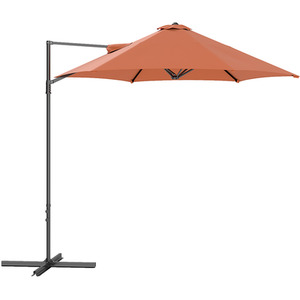 Outsunny 2.5M 360 degree Rotation Garden Cantilever Parasol by Outsunny