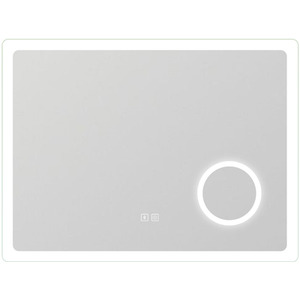 LED Bathroom Mirrors with Socket Bluetooth Dimmable Magnifier by AicaBathroom