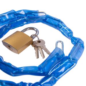 90cm Chain Padlock Blue - Blue by Blackspur
