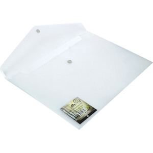 Recycled PP A4 Envelope Folder - White