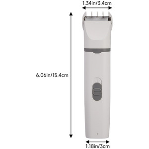 4-in-1 Rechargeable Pet Electric Grooming Clipper Kit - White by Livingandhome