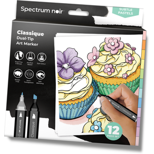 Spectrum Noir Classique 12 Pack - Subtle Pastels by Spectrum Noir