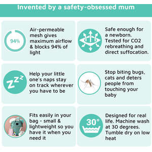 Snoozeshade Plus Extra - Black by SnoozeShade