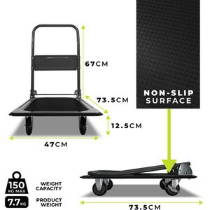 Platform Trolley - Grey / 150kg by WMR
