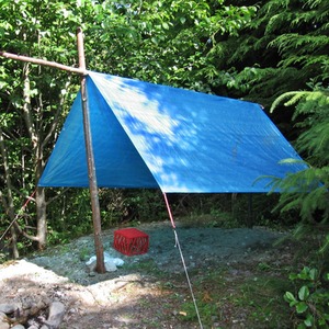 Waterproof Tarpaulin Groundsheet Blue by True Products