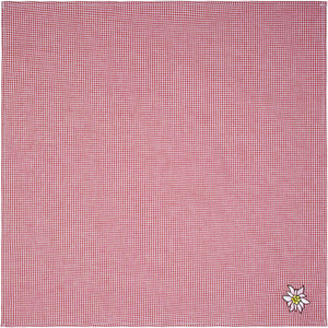 Edelweiss Oktoberfest Handkerchief - Red/White by tectake
