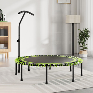 Bungee Cords Trampoline with Adjustable T-Handle Bar by Livingandhome