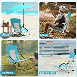 Beach Umbrella Chair by Costway