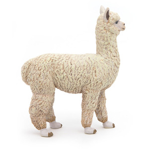 PAPO Wild Animal Kingdom Alpaca Toy Figure - White by PAPO