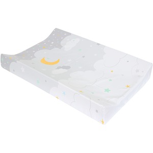 Anti-Roll Wedge Baby Changing Mat - Moon and Stars / Moon and Stars by Babycurls