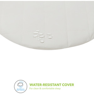 Jolly Jungle Palm Moses Basket - White by Kinder Valley