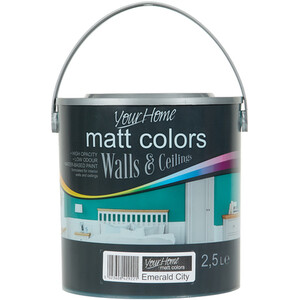 Your Home Matt Emulsion Paint - Emerald City by Your Home