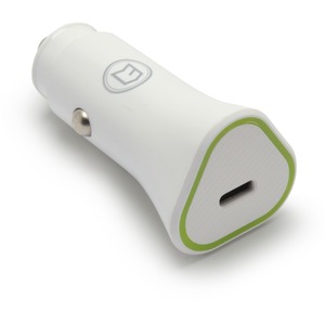 Vibe PD 18W USB C Fast Car Charger - White by Vibe