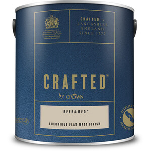 Crown Crafted Luxurious Flatt Matt Paint - Reframed by Crown Paints