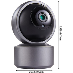 Silver Smart Pet Security Camera - Silver by Livingandhome