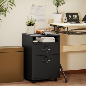 HOMCOM Filing Cabinet With Drawer by HOMCOM