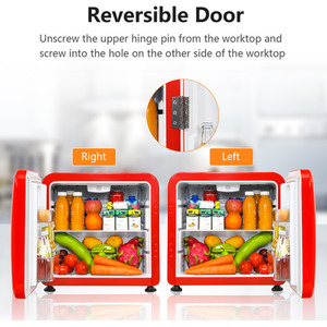 Costway Compact Countertop-Red - Red by Costway