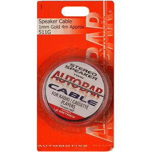 Twin Stereo Speaker Cable - Gold by Autobar