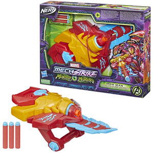 Nerf Mech Strike Monster Hunters Iron Man Monster Blast Blade - Red by Nerf