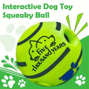 Pet Sound Ball Durable Dog Toy - Green by Dyzi