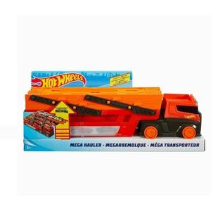 Mega Hauler Truck Transporter with 6 Expandable Levels - Red / 1 by Hot Wheels