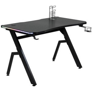LED Galaxy Gaming Desk - Black by Chilli Seating