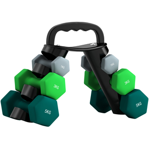 SPORTNOW Dumbbells Set with Carry Rack by SPORTNOW
