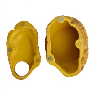 Swell Reptiles Magnetic Cave Box - Yellow / 19cm by Swell Reptiles