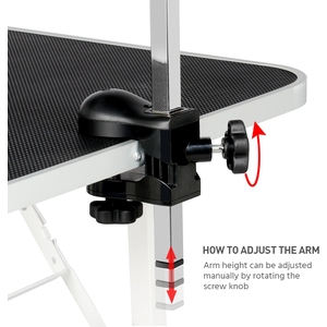 Dog Grooming Table with 2 Leashes by Yaheetech